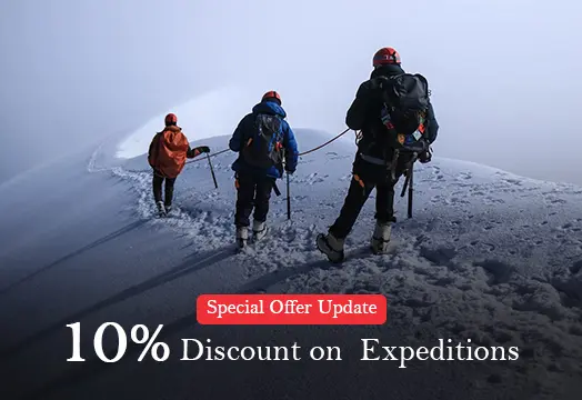 Special Offer Update: 10% Discount on Expeditions